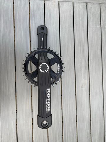 Używany Rotor 2inpower Pédalier 2023 Drivetrain & Pedals