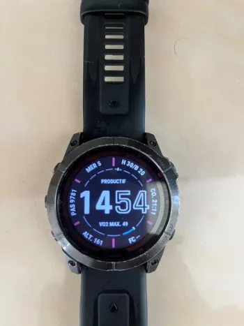 Used Garmin Fenix 7X Sapphire Solar Electronics