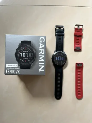 Used Garmin Fenix 7X Sapphire Solar bike — image 2 of 10