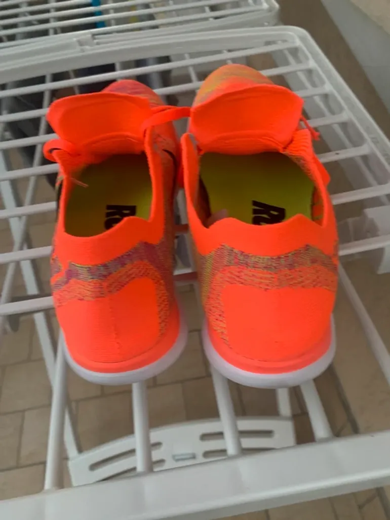 Gebrauchtes Orange Nike Free 4.0 Flyknit bike — Bild 4 von 8