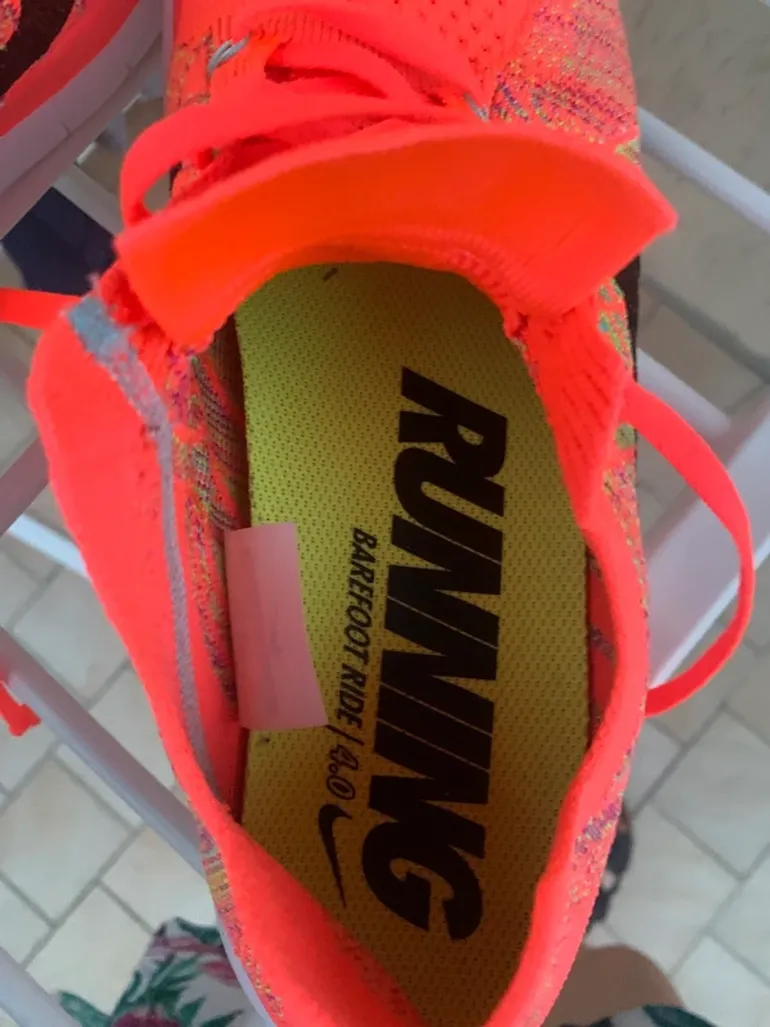 Gebrauchtes Orange Nike Free 4.0 Flyknit bike — Bild 6 von 8