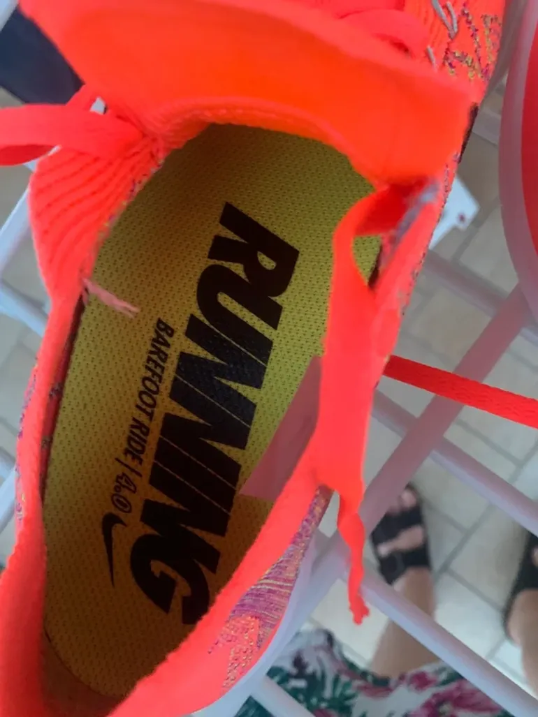Gebrauchtes Orange Nike Free 4.0 Flyknit bike — Bild 8 von 8