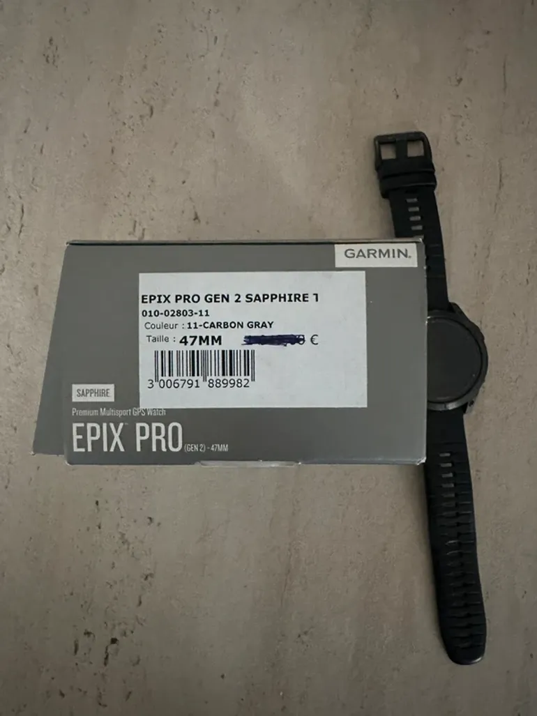 Used Garmin Epix Pro Gen 2 Sapphire bike — image 3 of 4
