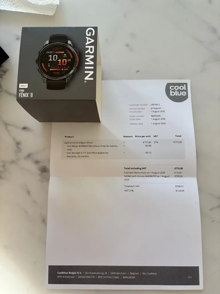 Used Garmin Fenix 8 bike — image 6 of 6