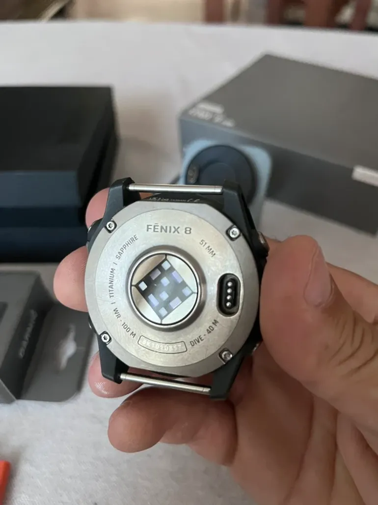 Used Garmin Fenix 8 51mm titanium bike — image 4 of 5