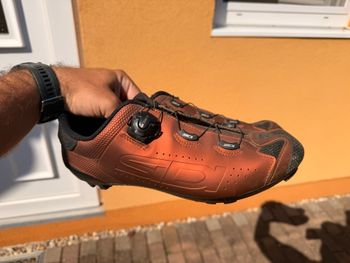 Used Sidi Dust Gravel Rust Cycling Shoes