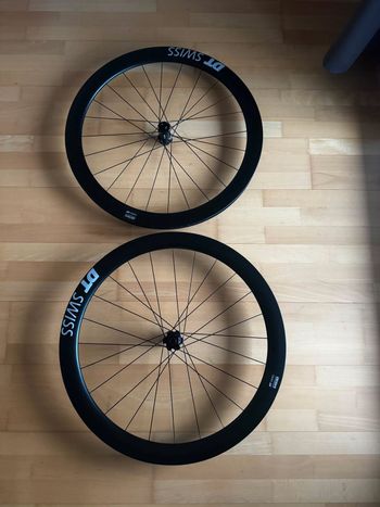 Used Dt Swiss ARC 1600 SPLINE 50mm Carbon Wheelset Wheels