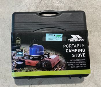 Used Trespass Portable Camping Stove Camping