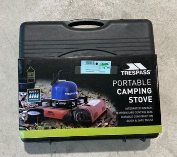 Used Trespass Portable Camping Stove Camping