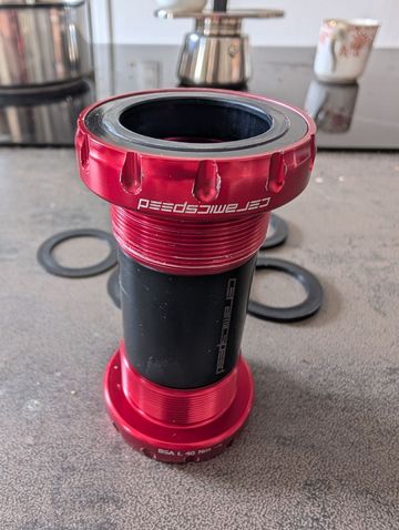 Tweedehands Ceramicspeed BSA SRAM DUB Road Red bike — afbeelding 5 van 7