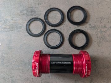 Tweedehands Ceramicspeed BSA SRAM DUB Road Red bike — afbeelding 7 van 7