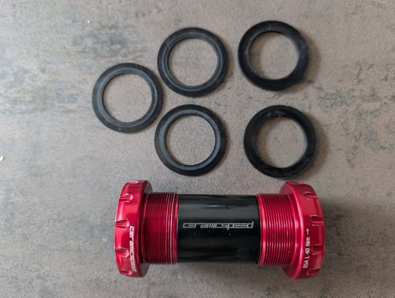 Tweedehands Ceramicspeed BSA SRAM DUB Road Red bike — afbeelding 7 van 7