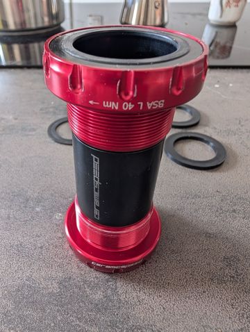 Tweedehands Ceramicspeed BSA SRAM DUB Road Red bike — afbeelding 4 van 7