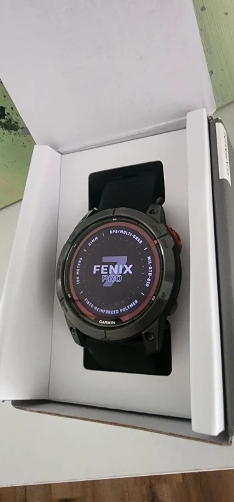 Used Garmin Fenix 7x Pro Solar bike — image 2 of 7