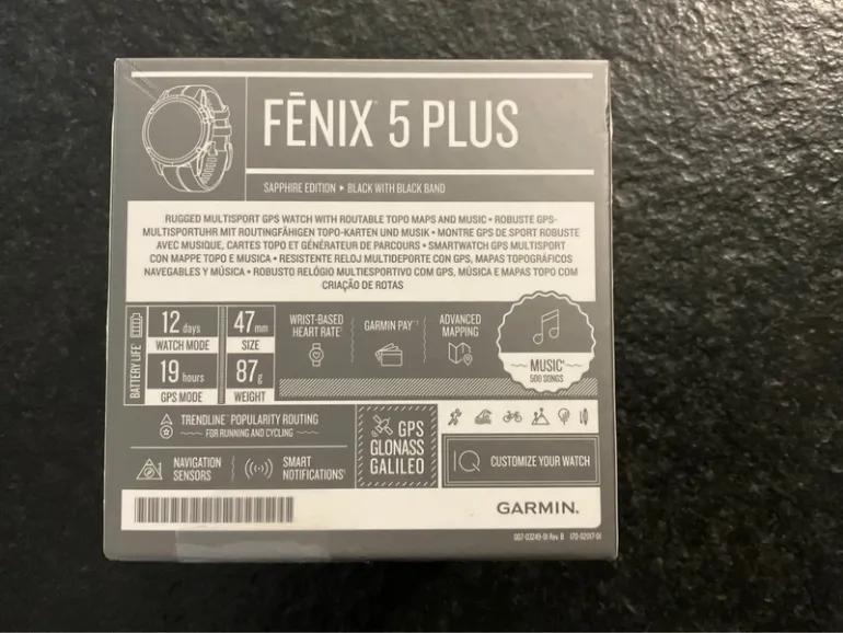 Używany Garmin Fenix 5 Plus bike — zdjęcie 5 z 5