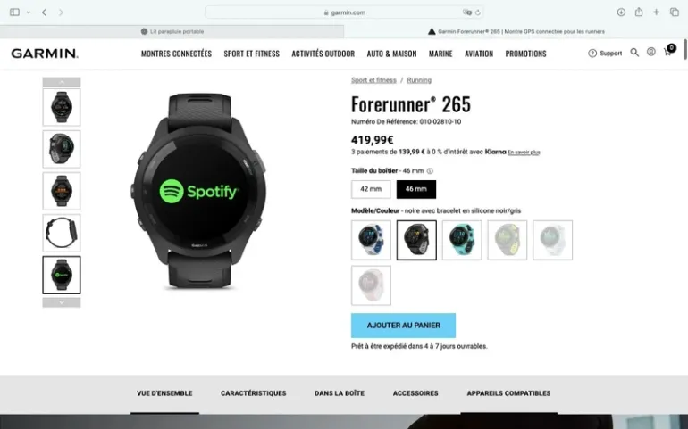 Garmin Watch bike d'occasion — image 10 sur 12