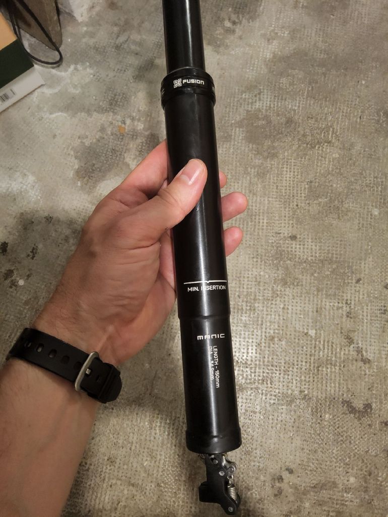 X-Fusion Manic Dropper Post bike d'occasion — image 4 sur 4