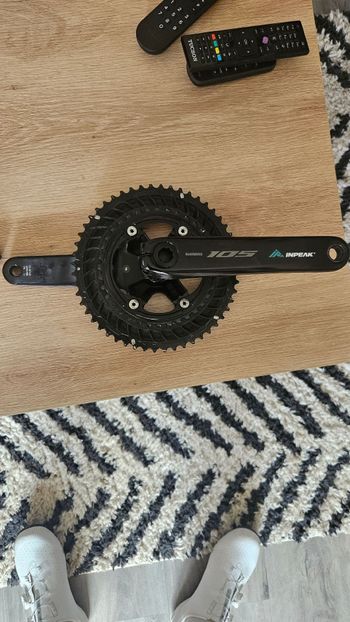 Used Shimano 105 12v 52/36 with Inpeak Powermeter 2026 Drivetrain & Pedals