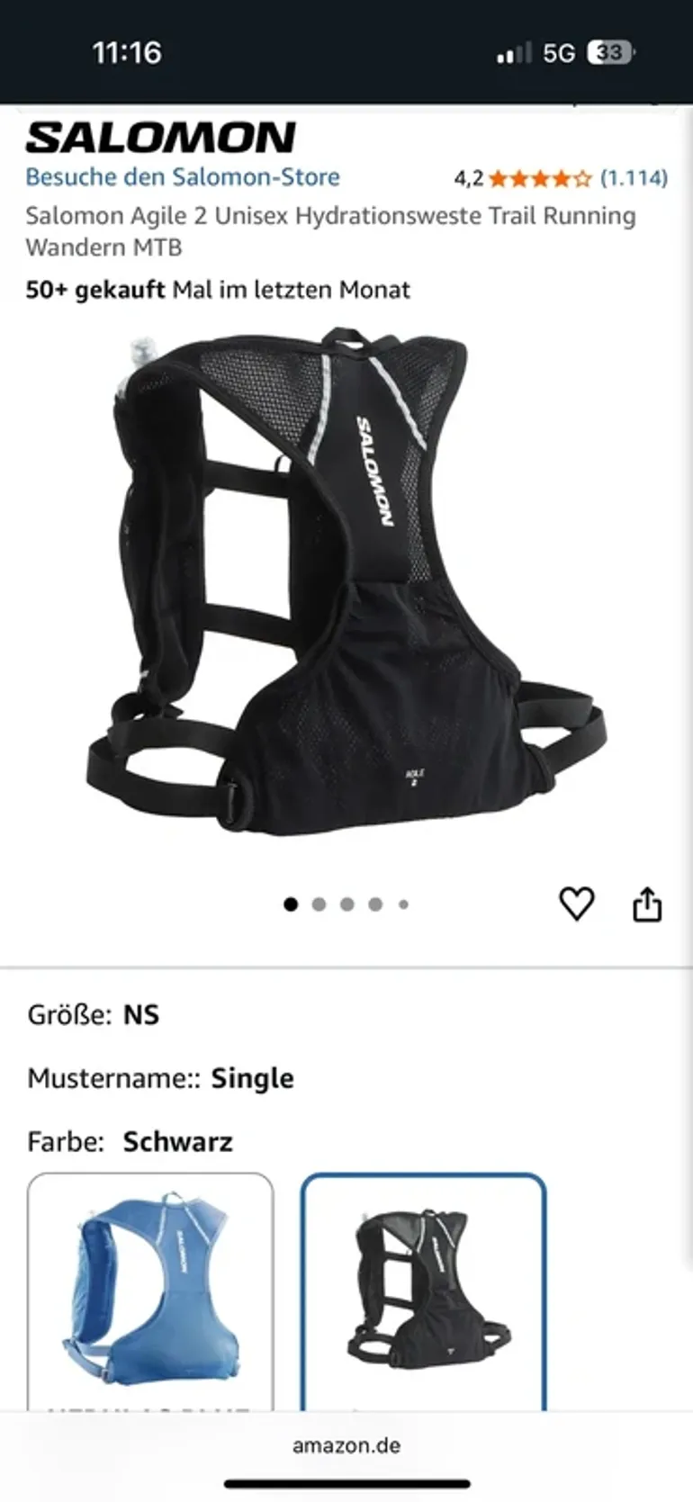 Used Salomon Agile 2 bike — image 6 of 6