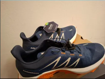 Used Orange Segacross Sport Running Shoes