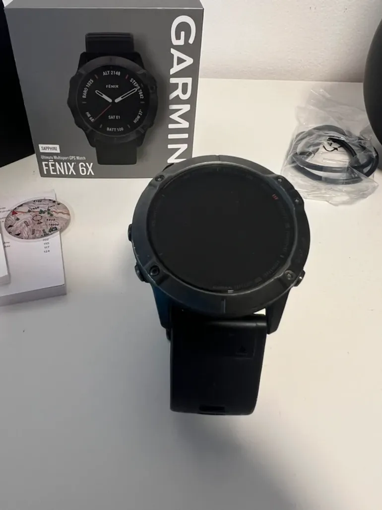 Garmin Fenix 6X Sapphire bike usato — immagine 2 di 3