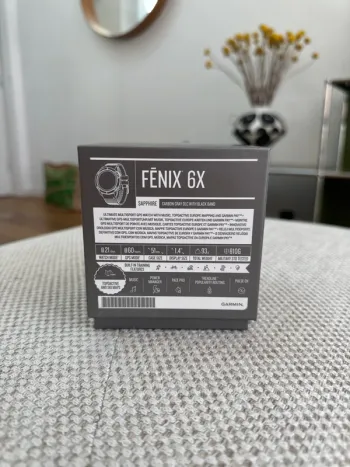Garmin Fénix 6X Sapphire bike d'occasion — image 8 sur 9