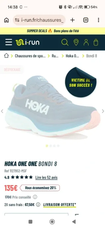 Used Hoka Bondi 8 bike — image 7 of 7