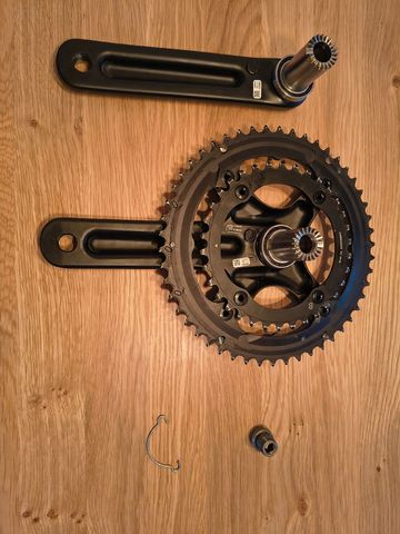 Campagnolo Centaur Crankset Drivetrain & Pedals usato