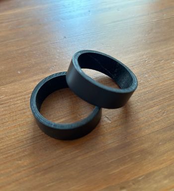Używany Haibike NEW Carbon Spacers, 10mm x2 2015 Cockpit