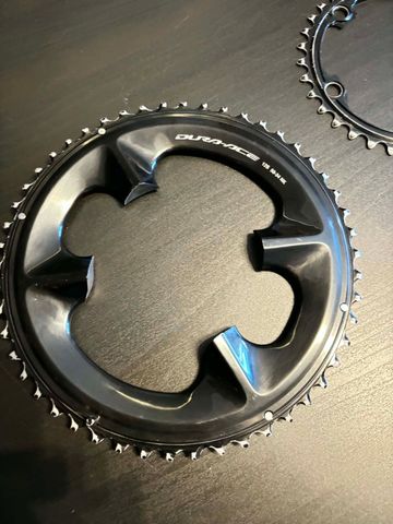 Brugt Shimano Dura Ace 9200 50-34T Chainrings 2025 Drivetrain & Pedals