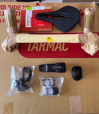 Used Specialized Handlebar, Stem and S-Works Power SL8 Pro 2026 Cockpit