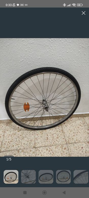 Brugt Michelin 650x35 Wheel bike — billede 3 af 5