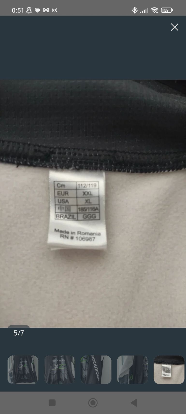 Used Rockrider Cycling Jacket bike — image 7 of 7