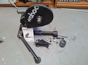 Used Wahoo KICKR Smart Trainer Core v5 Full Setup Cycling Accessories