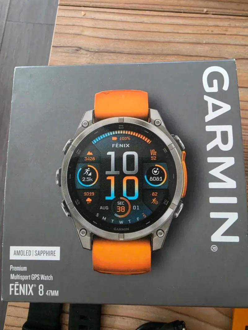 Used Garmin Fenix 8 47mm AMOLED Sapphire Electronics
