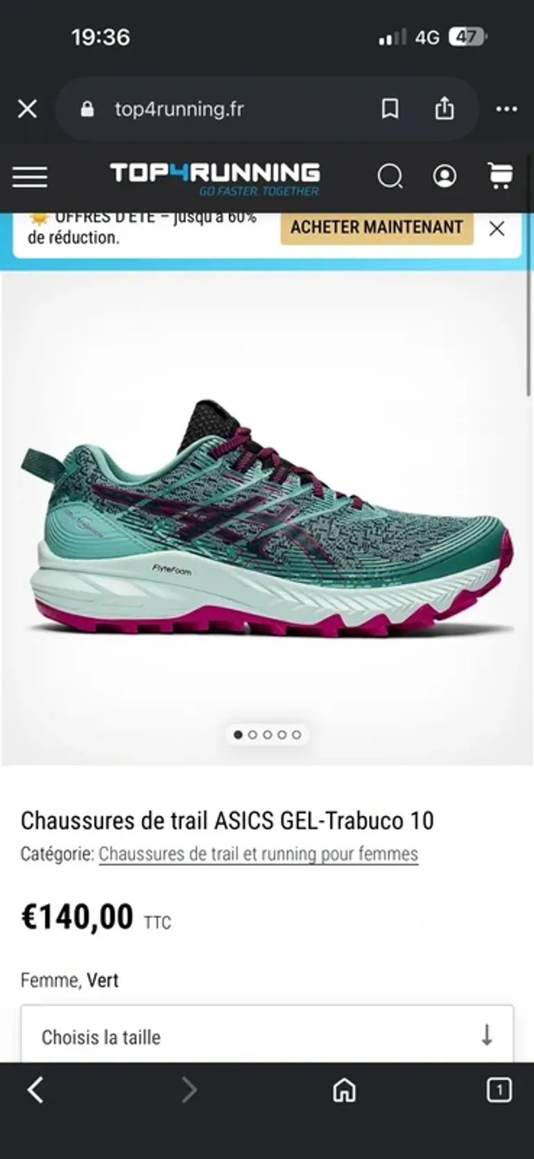 Used Asics Gel Trabuco 10 bike — image 2 of 2
