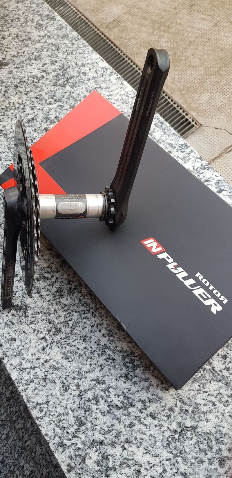 Gebrauchtes Rotor Crankset with Power 2022 Drivetrain & Pedals