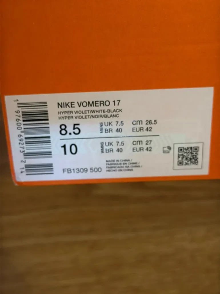 Nike Zoom X Vomero 17 bike usato — immagine 5 di 5