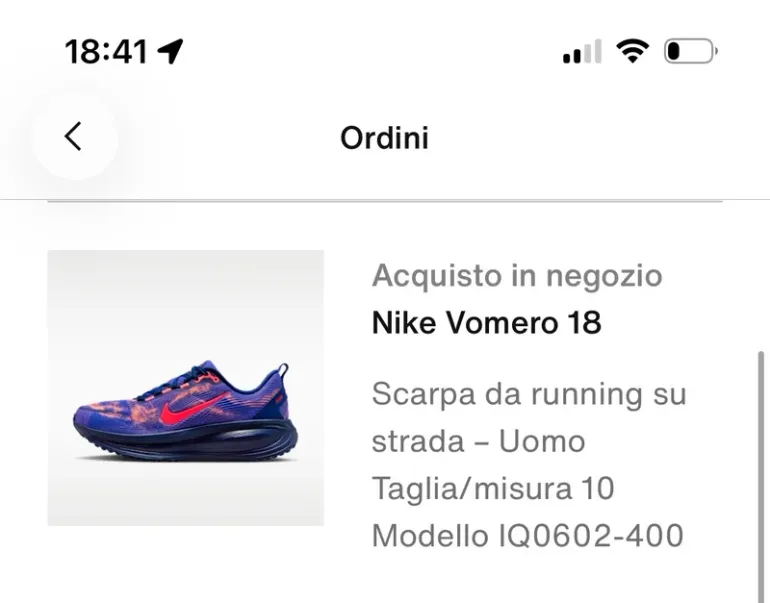 Used Nike Vomero 18 bike — image 4 of 4