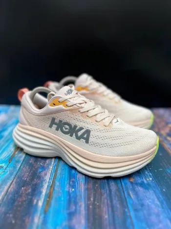 Used Hoka Bondi 8 Wide Running Shoes