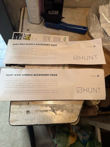 Brugt Hunt Wheels 52 Aerodynamicist Wheelset 2025 bike — billede 12 af 12