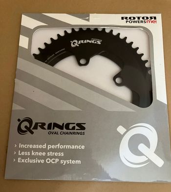 Used Rotor Q Rings 54T Drivetrain & Pedals