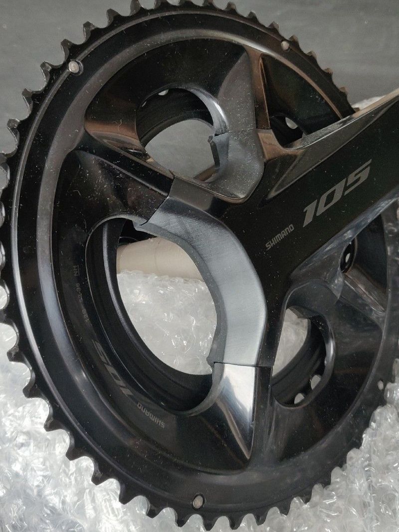 Shimano 105 R7100 Crankset Drivetrain & Pedals d'occasion