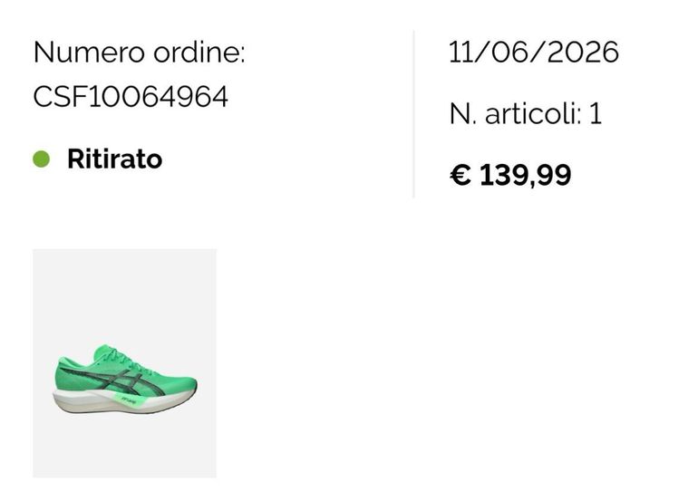 Asics Magic Speed 5 2026 bike usato — immagine 5 di 5