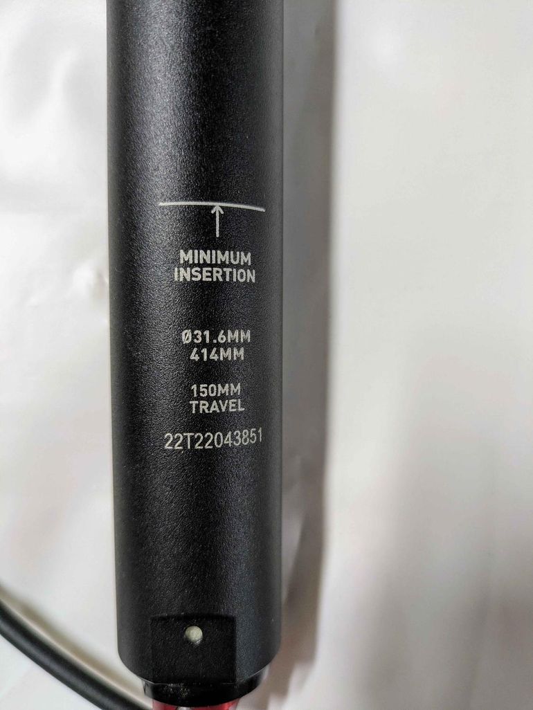 Brugt RockShox Tige de selle télescopique bike — billede 4 af 5