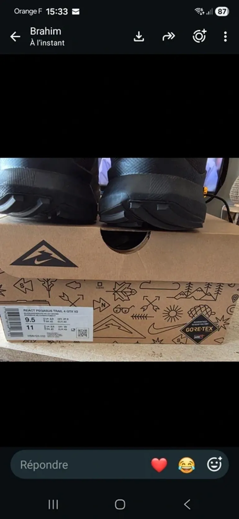 Gebrauchtes Nike React Trail GTX V2 bike — Bild 6 von 6