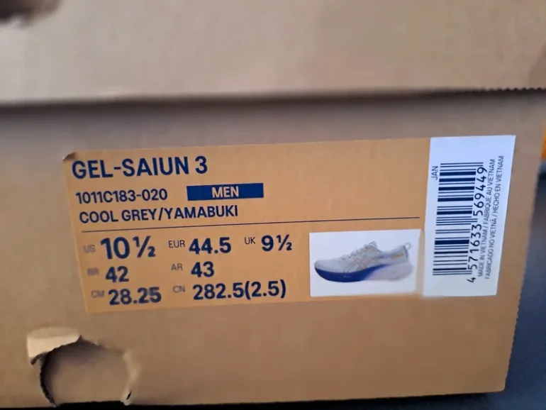 Asics Gel Saiun 3 bike d'occasion — image 12 sur 12