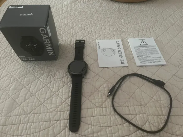 Garmin Epix 2 Pro Gen 2 Saphir Titane bike d'occasion — image 3 sur 4