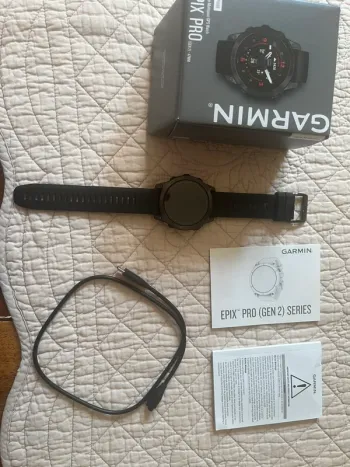 Used Garmin Epix 2 Pro Gen 2 Saphir Titane Electronics