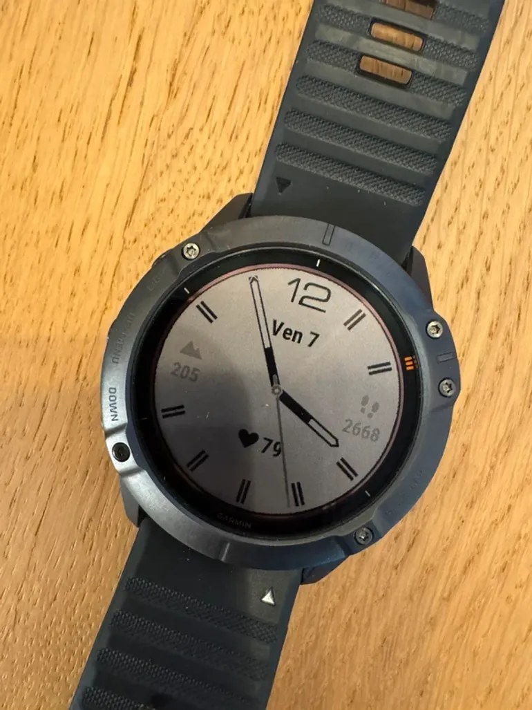 Used Garmin Fenix 6X Pro Solar bike — image 3 of 4